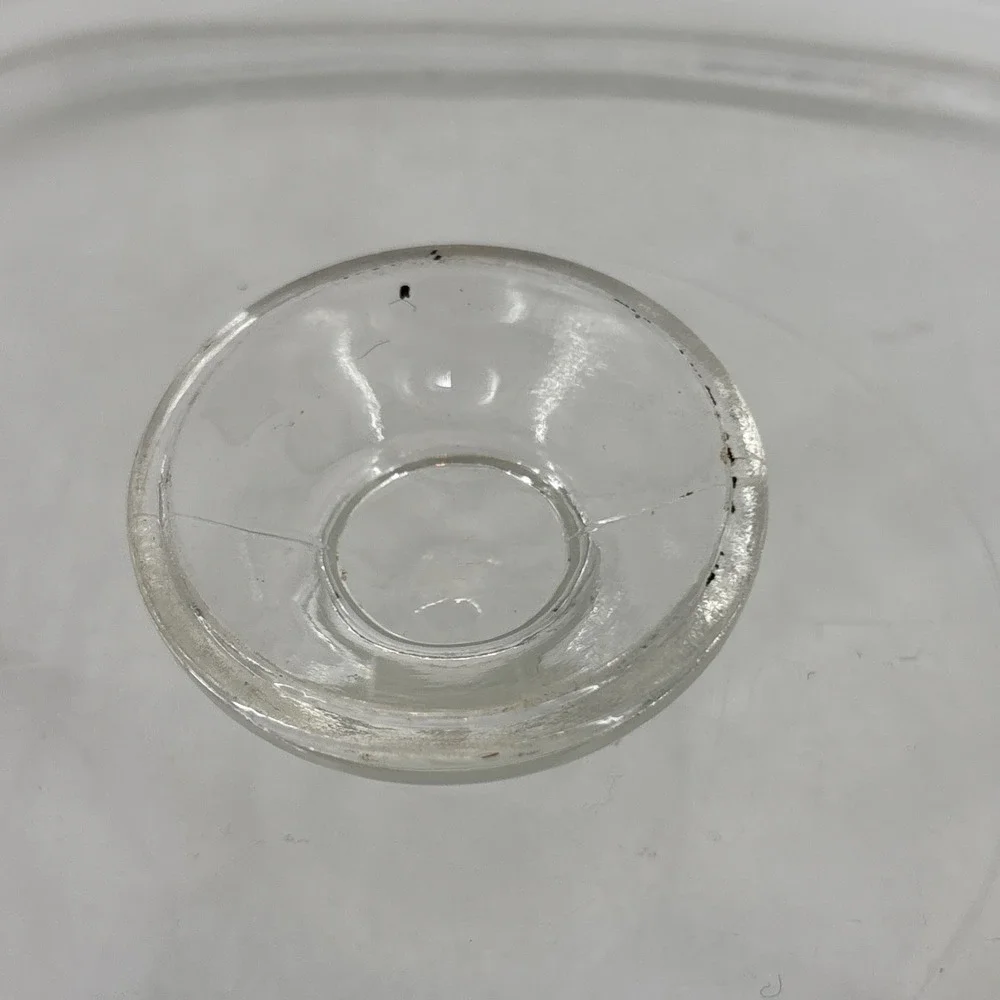 Vintage Pyrex A-12-C Clear Glass Square Dome Replacement Lid Corning Ware